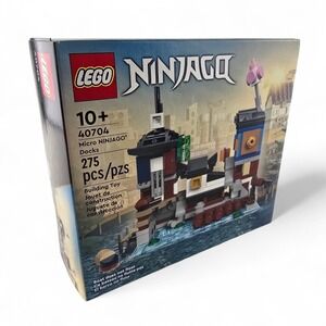 NIB LEGO Micro NINJAGO Docks 40704 Building Set 275 Pcs 10+